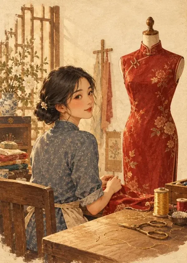 裁缝铺里的第二颗心 短剧封面缩略图